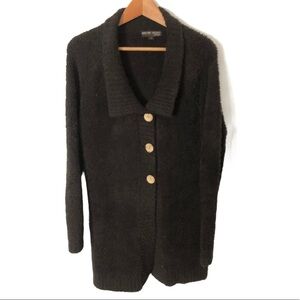 Barefoot Dreams Button Cardigan Espresso Size Medium